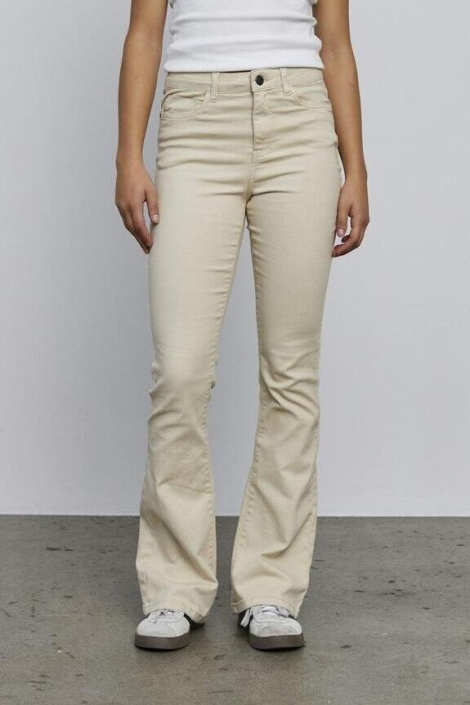 Noisy may nmsallie hw flare jeans oatmeal noo