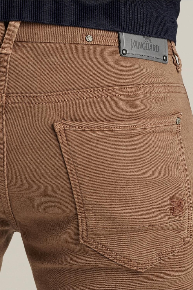 Vanguard bruine heren jeans | Close up