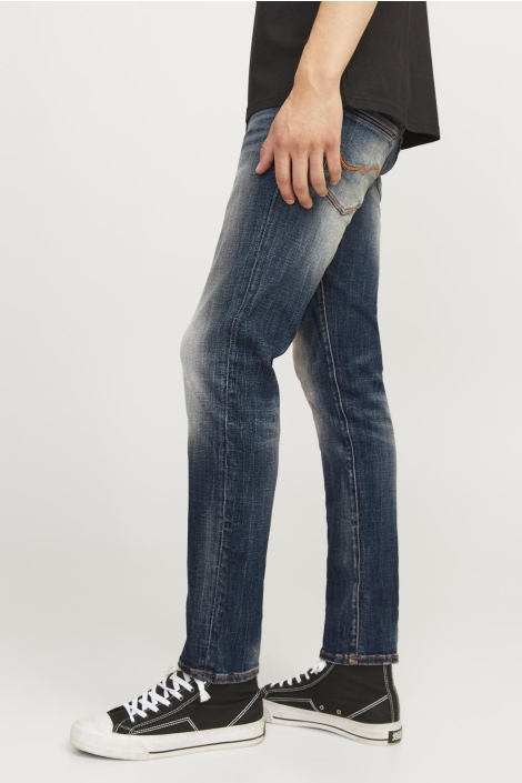 Jack & Jones blauwe heren jeans | Model zijaanzicht