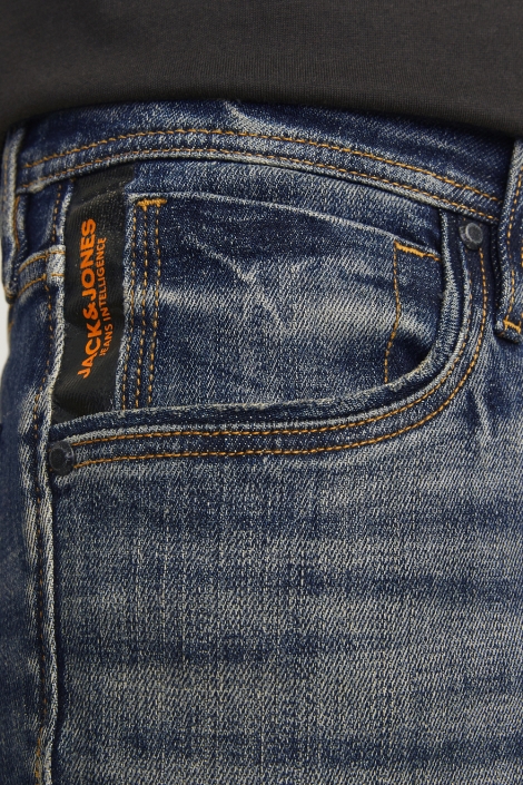 Jack & Jones blauwe heren jeans | Close up