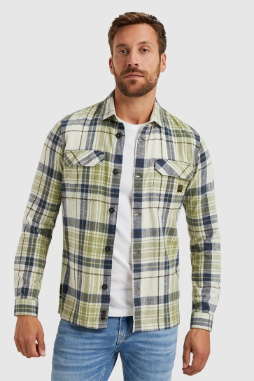 PME legend Overhemd SHIRT JACKET WITH CHECK PATTERN PSI2402208 6377