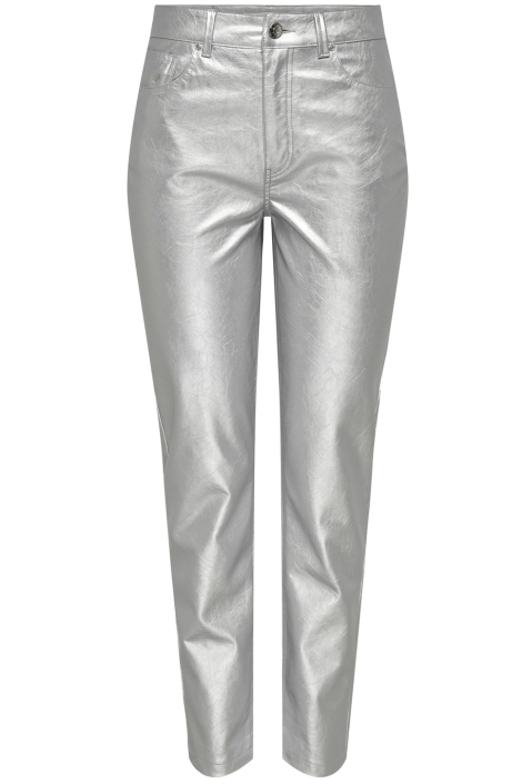 Only zilveren dames broek | Vooraanzicht