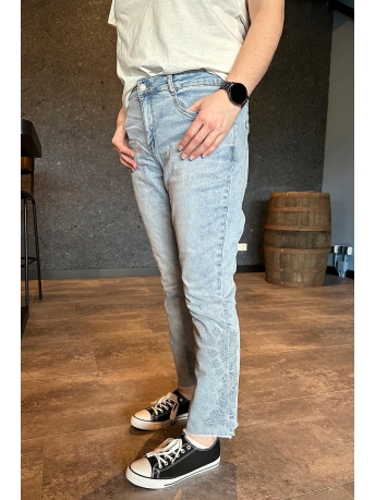 Red Button Jeans KATE DENIM AND EMBROIDERY SRB4233 Bleach