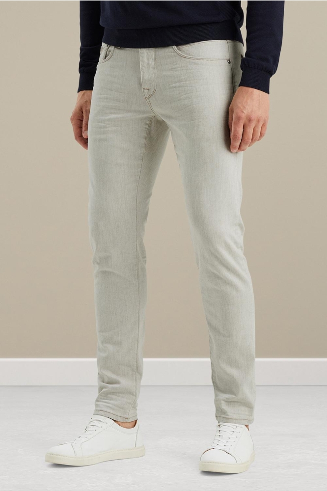Vanguard beige heren jeans | Model vooraanzicht