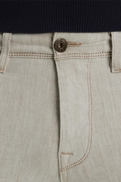 Vanguard beige heren jeans | Close up