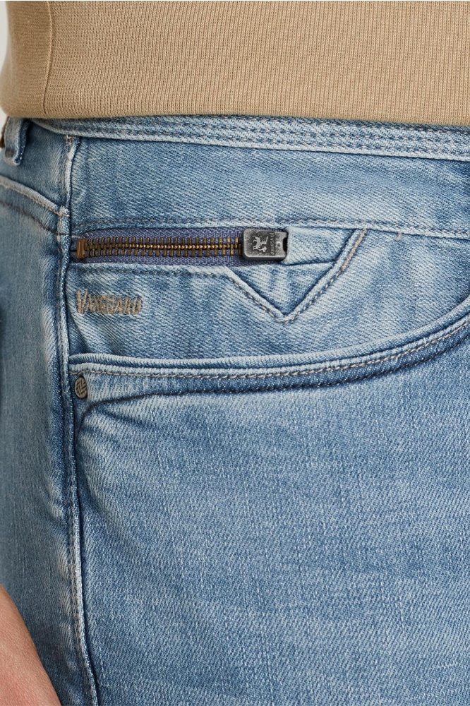 Vanguard blauwe heren jeans | Vooraanzicht