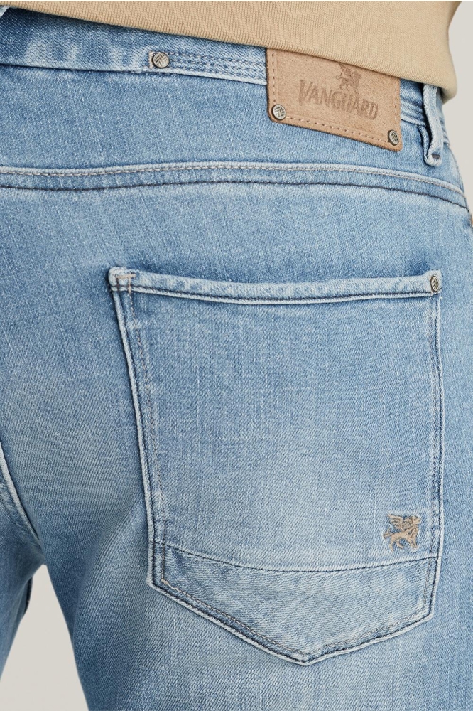 Vanguard blauwe heren jeans | Vooraanzicht