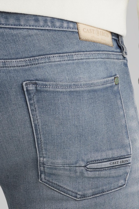 Cast Iron blauwe heren jeans | Close up