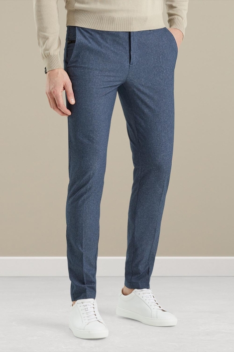 Vanguard blauwe heren broek | Model vooraanzicht
