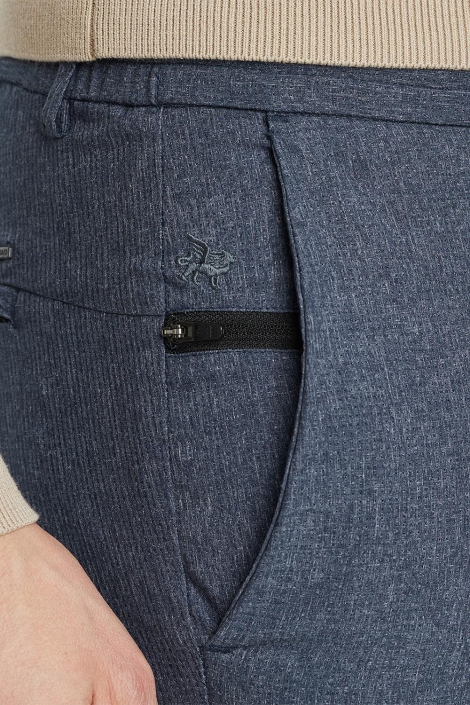 Vanguard blauwe heren broek | Close up