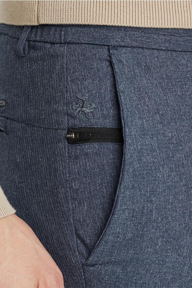 Vanguard blauwe heren broek | Close up