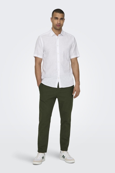 Only & Sons groene heren broek | Model