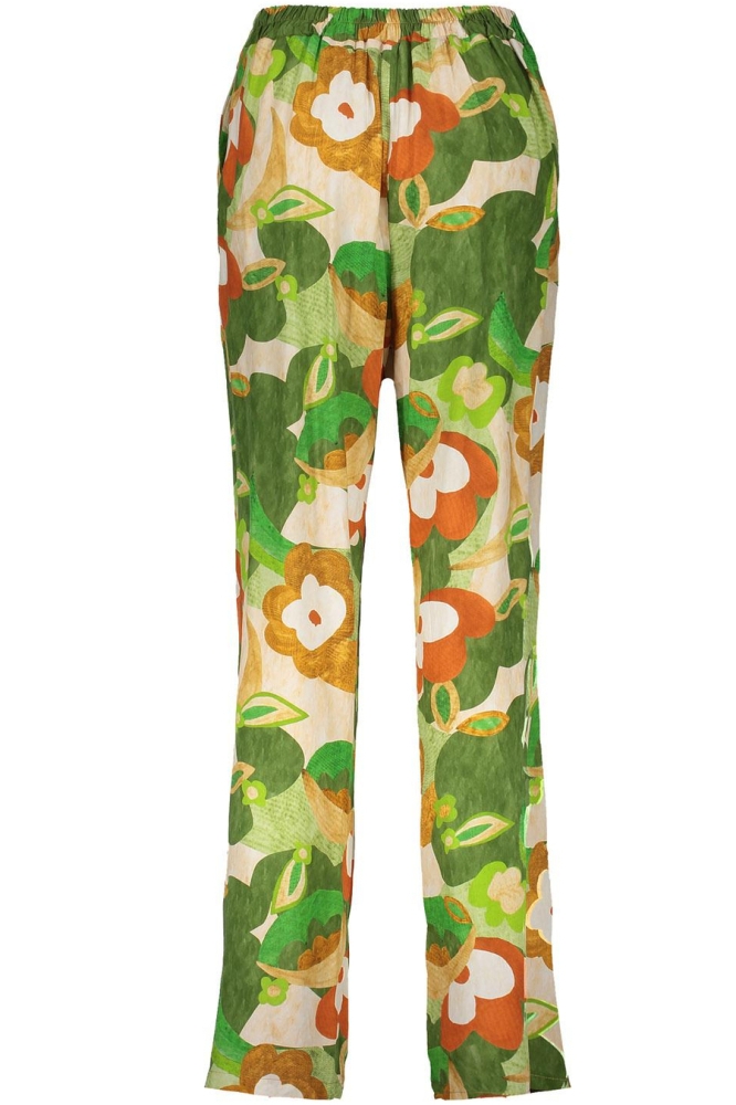 JERSEY PANTS 41382 70 Green/Off-white/Tabacco