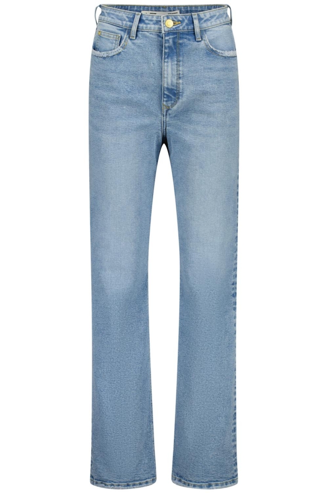 Raizzed blauwe dames jeans | Vooraanzicht