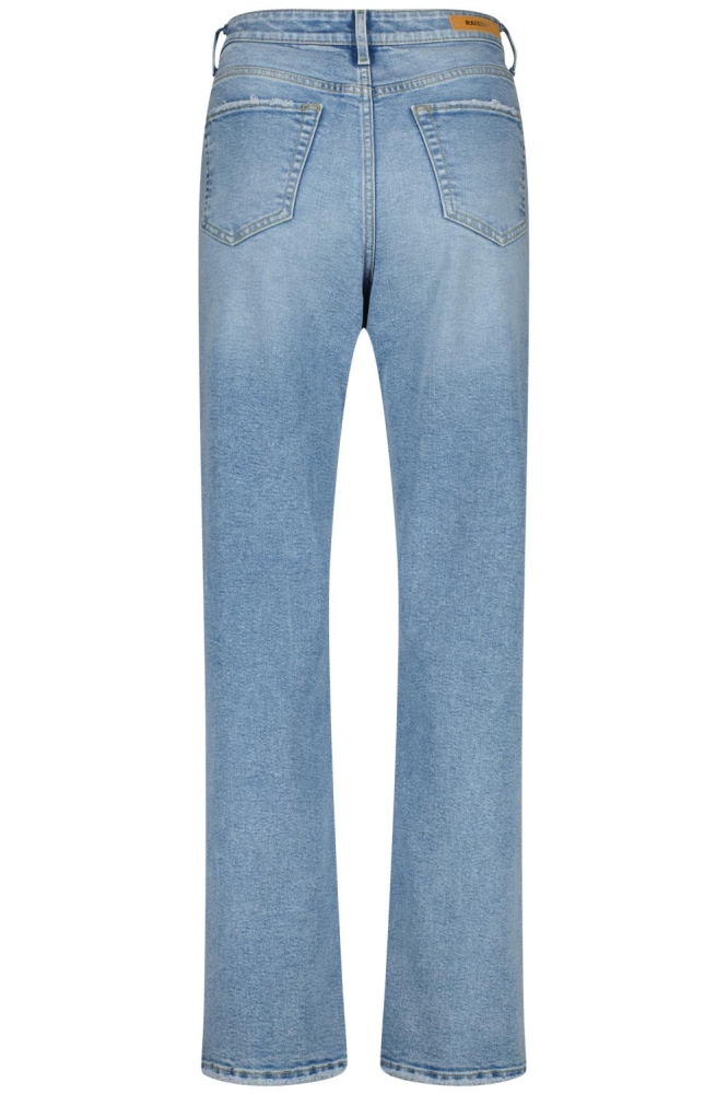 Raizzed blauwe dames jeans | Achteraanzicht