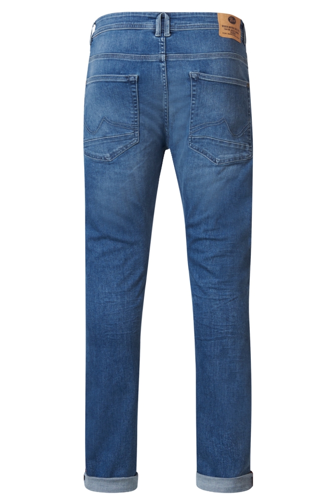 Petrol Industries blauwe heren jeans | Achteraanzicht