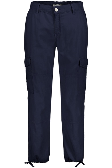 Red Button Broek CONNY CARGO COTTON LINEN SRB4167 NAVY