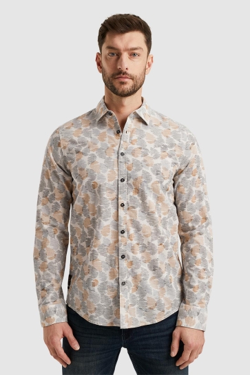PME legend Overhemd SHIRT IN COTTON AND LINEN PSI2406231 7011