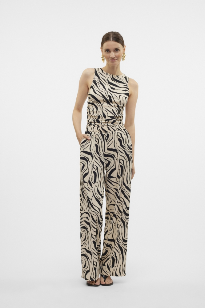 Vero Moda beige dames broek | Model