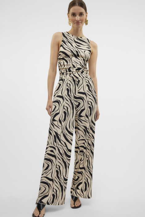 Vero Moda beige dames broek | Model