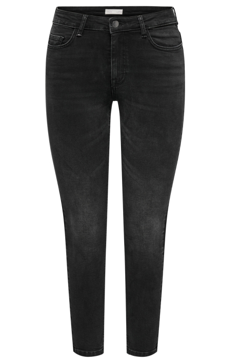 Jacqueline de Yong zwarte dames jeans | Vooraanzicht