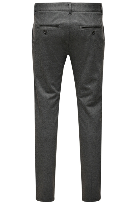Only & Sons zwarte heren broek | Achteraanzicht