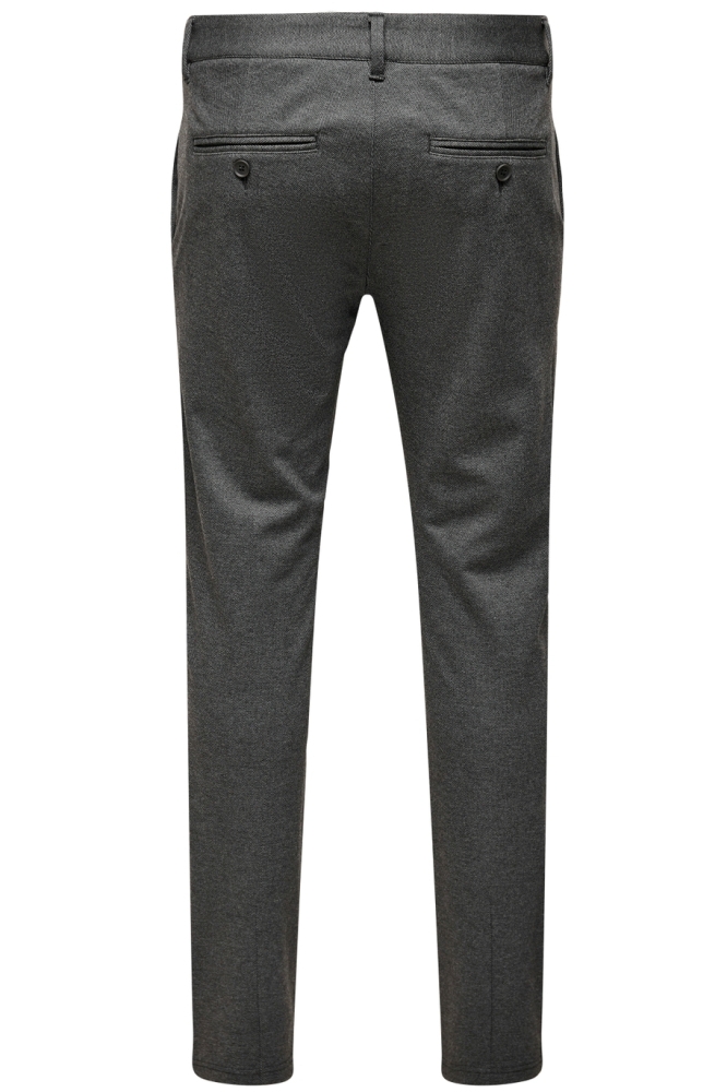 Only & Sons zwarte heren broek | Achteraanzicht