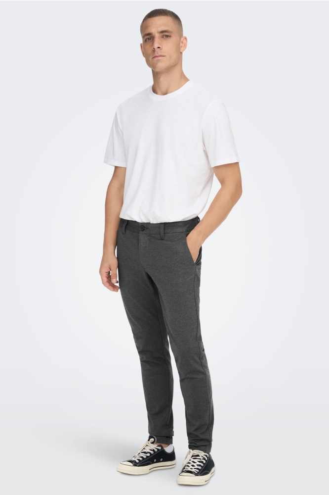 Only & Sons zwarte heren broek | Model