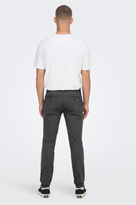 Only & Sons zwarte heren broek | Model
