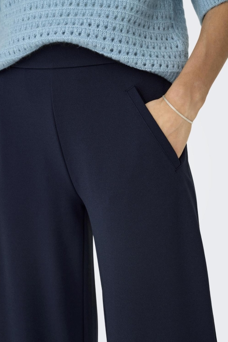 Jacqueline de Yong blauwe dames broek | Close up