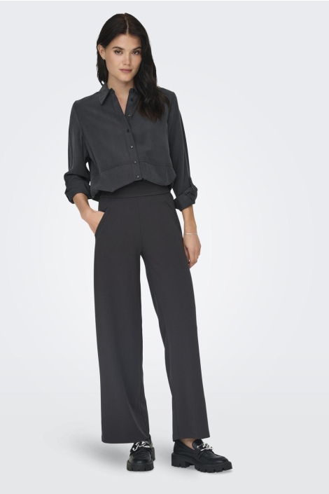 Jacqueline de Yong grijze dames broek | Model
