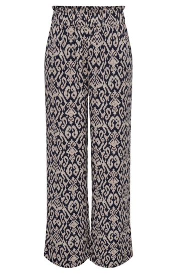 Jacqueline de Yong Broek JDYGRY HW WIDE PANTS WVN 15305105 BLACK/SILVER PIN