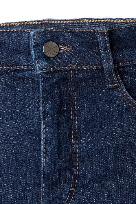 Mac blauwe dames jeans | Close up