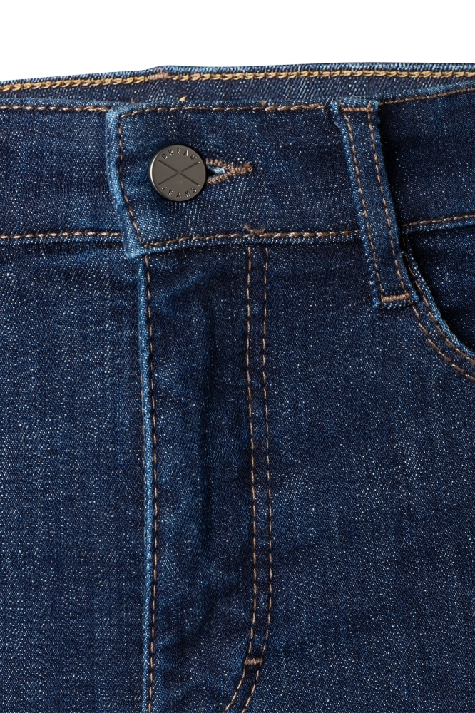Mac blauwe dames jeans | Close up