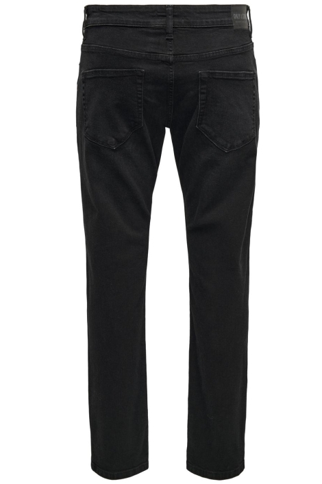 Only & Sons zwarte heren jeans | Achteraanzicht