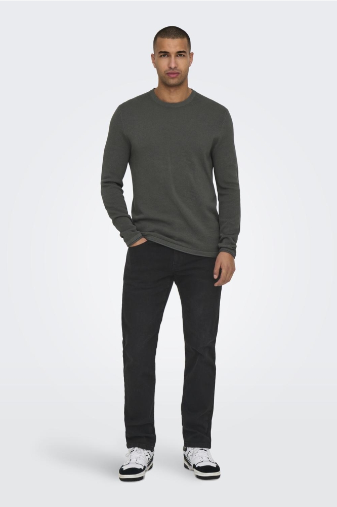 Only & Sons zwarte heren jeans | Model