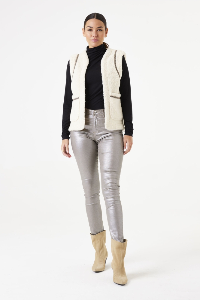 Garcia zilveren dames jeans | Model