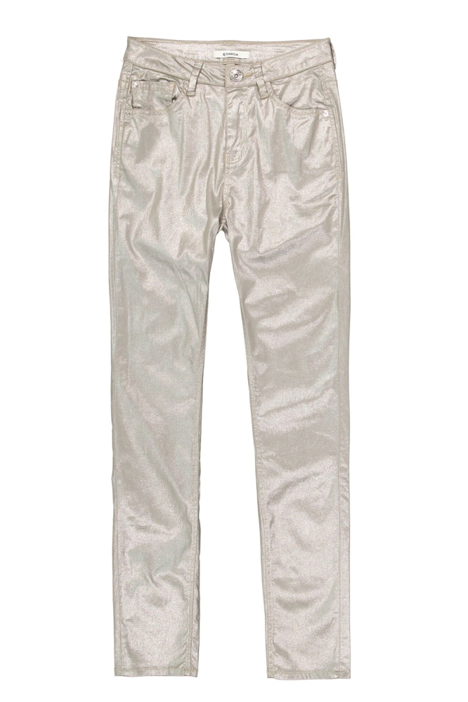 Garcia zilveren dames jeans | Vooraanzicht