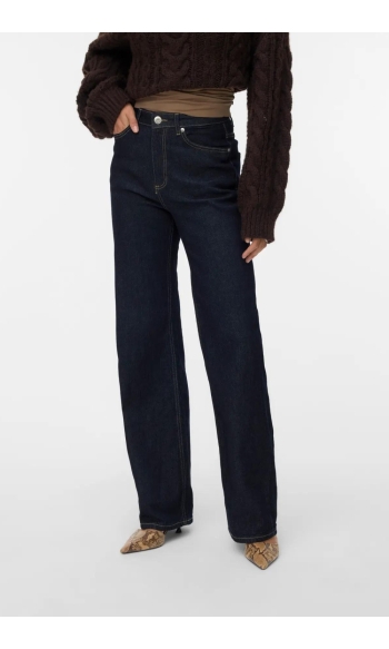 VMTESSA HR WIDE JEANS RA369 GA NOOS 10297608 Dark Blue Denim/Rinse