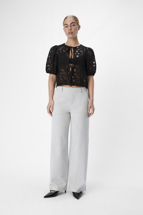 Object grijze dames broek | Model