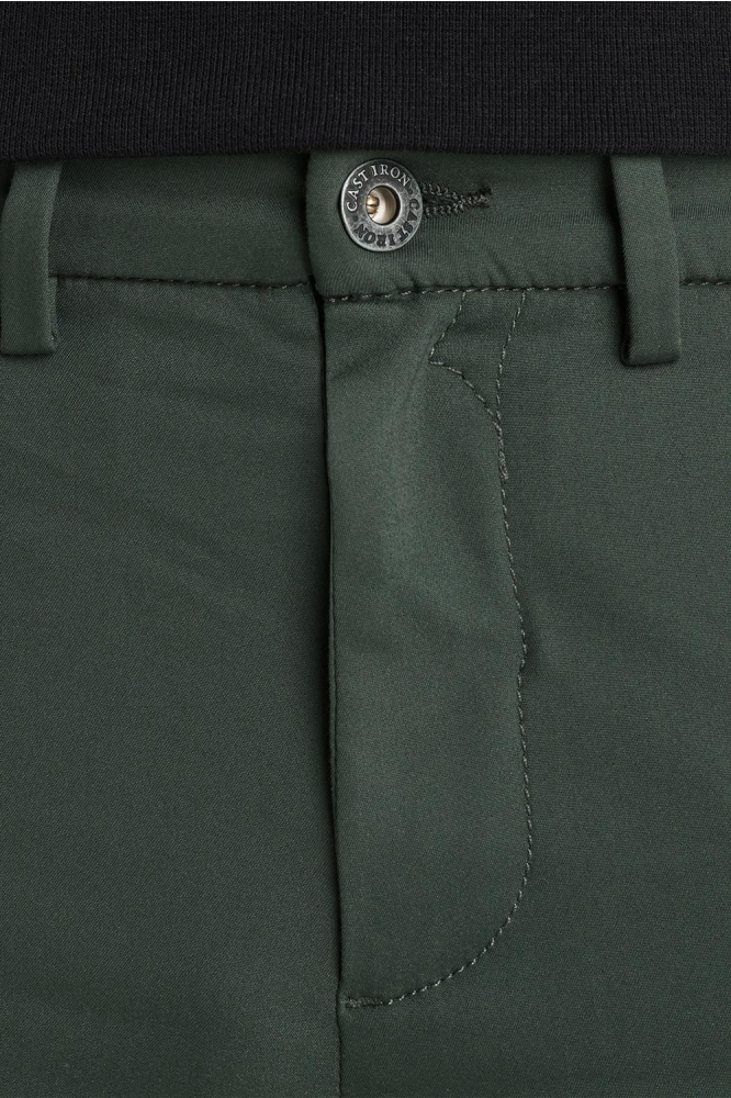 Cast Iron groene heren broek | Close up