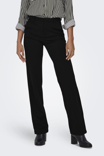 Only Broek ONLRAFFY YO LIFE MID STR PANT PNT 15265049 Black