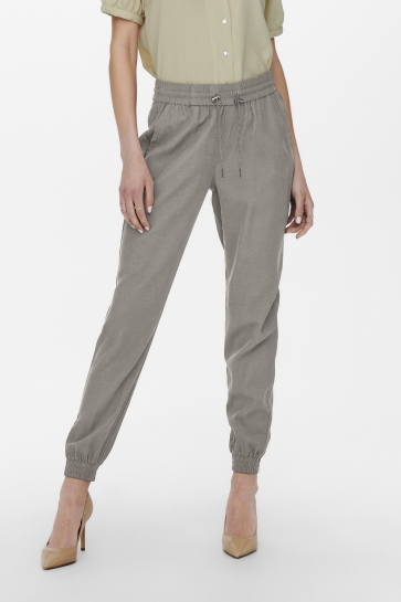 Only Broek ONLKELDA-EMERY MW PULL-UP PANTS PNT 15203946 Rock Ridge
