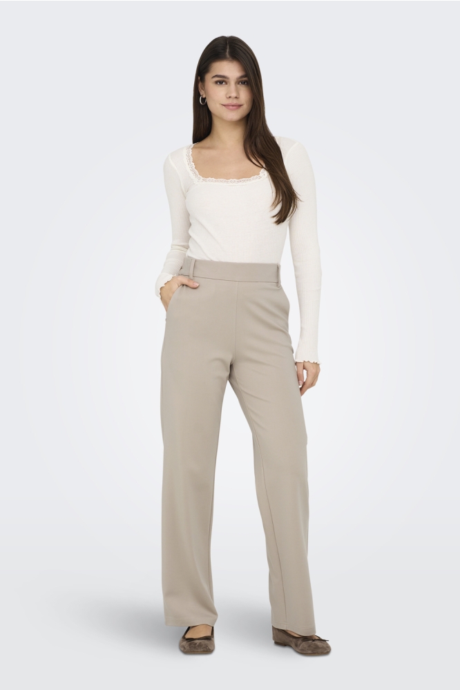Only beige dames broek | Model