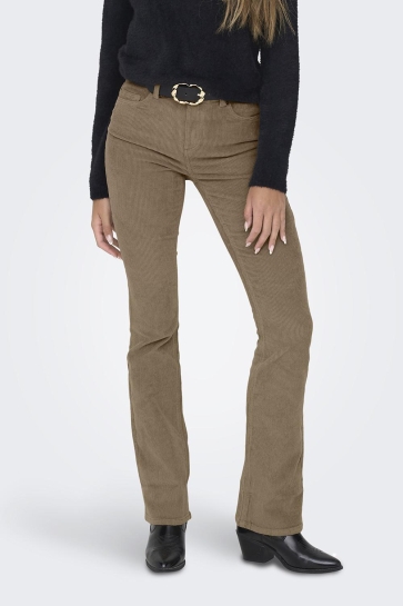 Only Broek ONLMARY-GLOBAL MID CORD FLARED PNT 15304256 Fossil