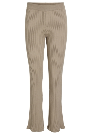 Vila Broek VIMULLIE RIB KNIT PANTS/PB 14103414 SAVANNAH TAN