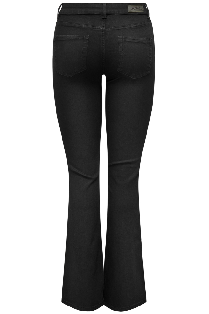 Only zwarte dames jeans | Achteraanzicht