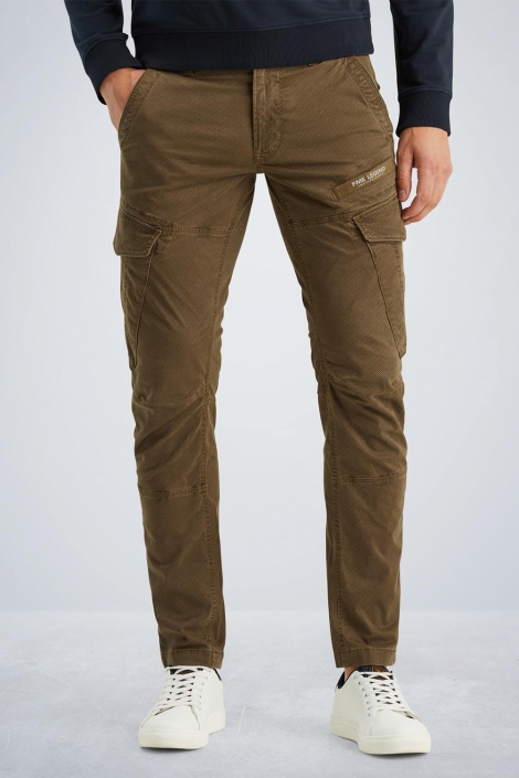 PME legend bruine heren broek | Model vooraanzicht