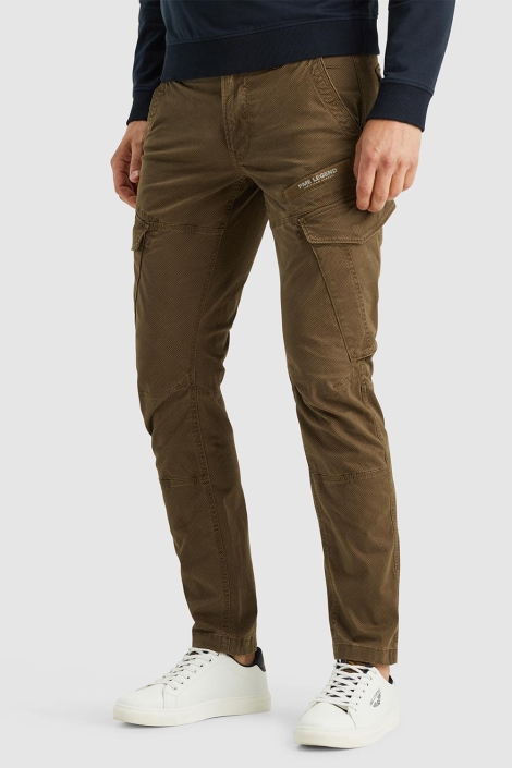 PME legend bruine heren broek | Model vooraanzicht