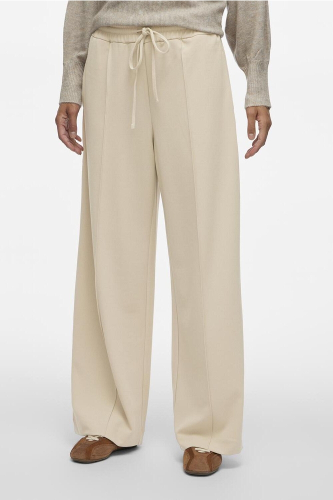 VICLUA HW WIDE PANTS-NOOS 14095436 FEATHER GRAY